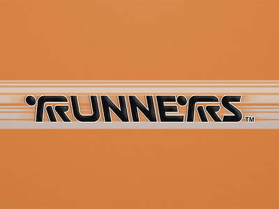 Runners™ fashion label logo logotype runner sport