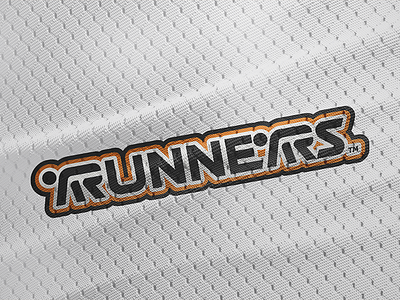 Runners™ - Mockup 2 fashion label logo logotype running sport