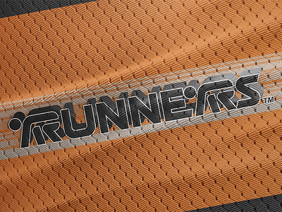 Runners™ - Mockup 3 fashion label logo logotype running sport