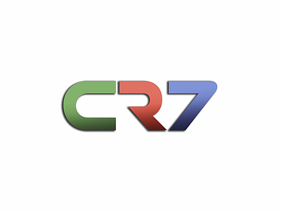 CR7 logo logotype typography