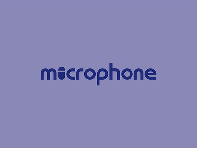 microphone iconotype logo logotype