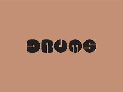 Drums iconotype logo logotype negative space