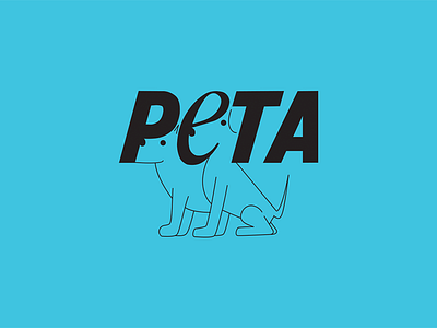 Peta Dogs illustration logo