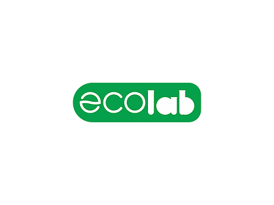 ecolab - flat iconotype logo logotype