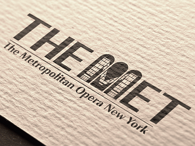 The MET - Mockup branding icon logo typography