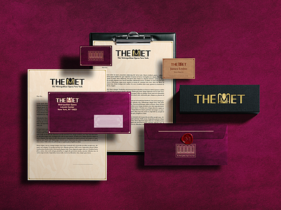 The MET - Stationary branding stationary