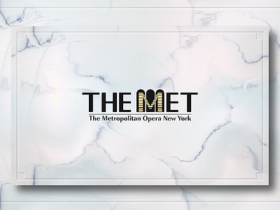 The MET - Black&Gold branding icon logo