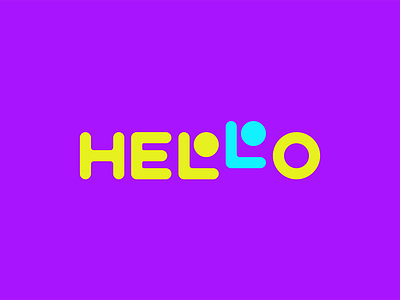 Hello branding icon iconotype logo typography