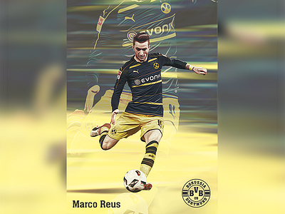 BVB Poster Designs - Marco Reus branding logo design poster design