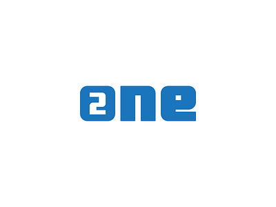 2 In One - alt. version branding logo logotype typography
