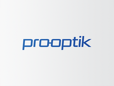 pro-optik branding logo typography