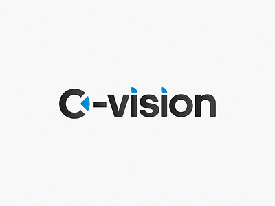 c-vision branding icon logo logotype typography