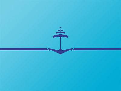 Anchor-Yacht Logo branding icon logo