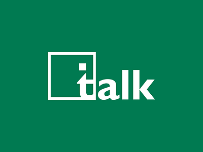 i-talk branding graphic design icon logo
