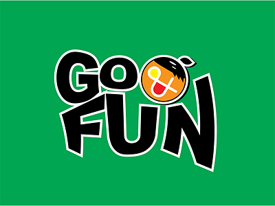 Go & Fun - Energy Drink branding grapic design logo soft drink typography
