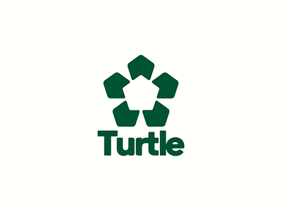 Turtle - Mark and Logotype - Portrait
