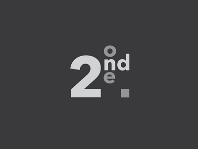 2nd One - port. branding graphic design logo typography