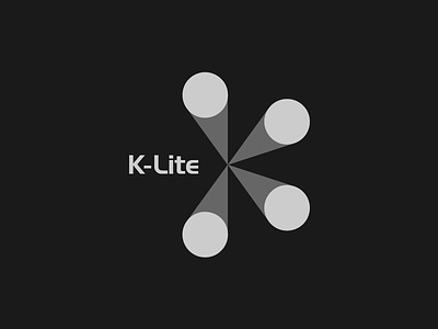 K - Lite brand design icon logo