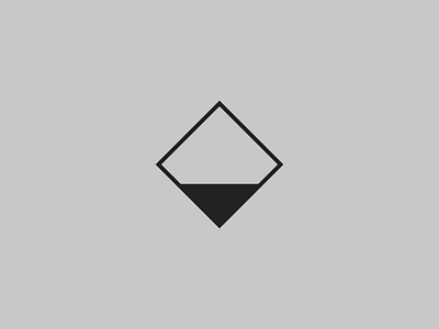 Diamond Horizon icon minimalism shape