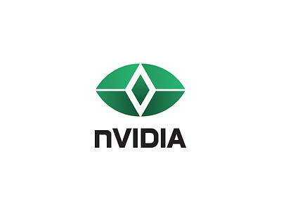 nVIDIA brand design icon logo logotype typography