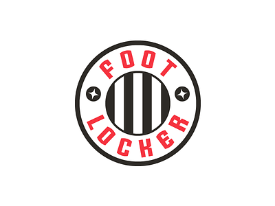 Foot Locker - concept 2 badge brand design foot locker icon logo typography