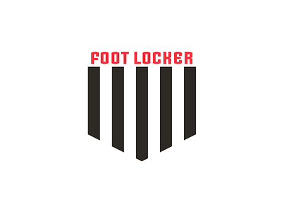 Foot Locker - concept 3 brand desin foot locker icon logo typography