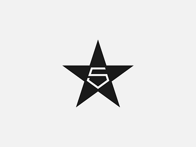 5 Star icon logo pentagonal star