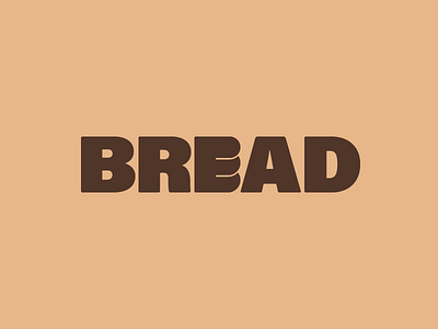 Bread logotype typography