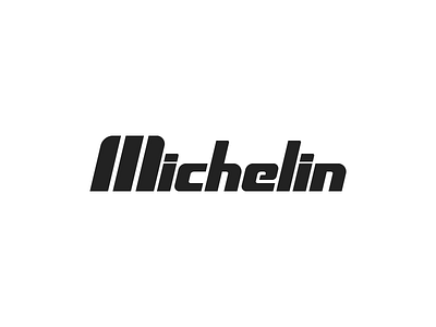 Michelin - vers. 1 brand design iconoype logo tire typography