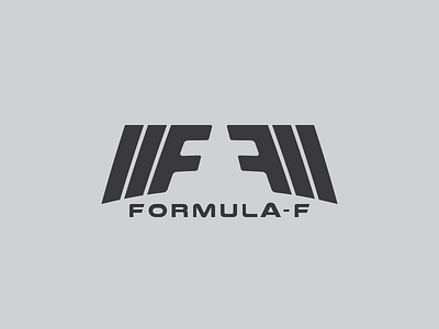 Formula F - arch vers. brand design formula icon logo racing