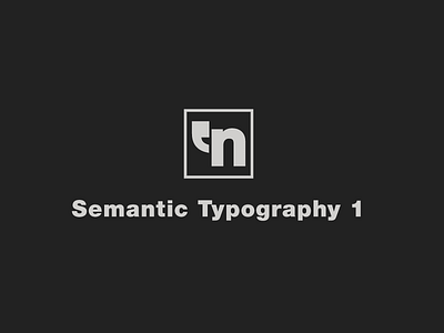 Semantic Typography 1 behance expressive logo semantic typography