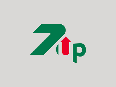 7up - logo by Helvetiphant™ on Dribbble