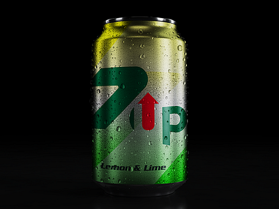 7up - can design 7up brand design logo package design typography