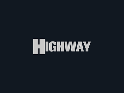 Highway - semantic bold expressive logo semantic typoraphy