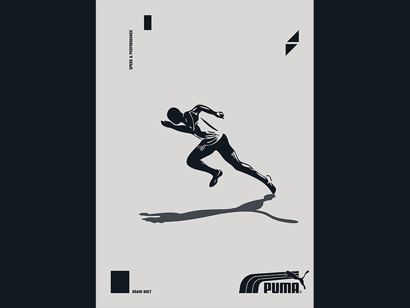 puma sneakers poster