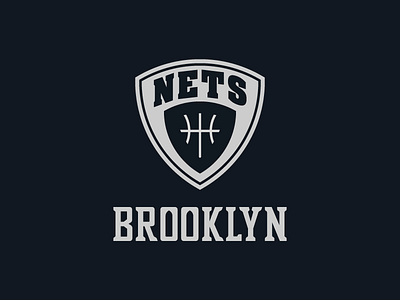 Brooklyn Nets basketball brand design branding icon logo logotype nba typography