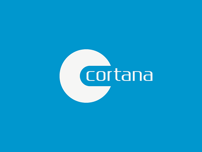 Cortana brand design branding icon logo logotype microsoft software symbol virtual assistant