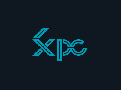 FXpc - lined vers. brand design branding logo typography
