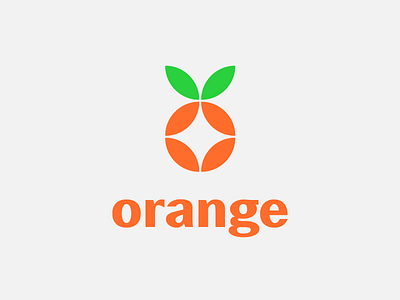 orange brand design branding citrus fruit geometric geometric design icon logo logotype orange shapes