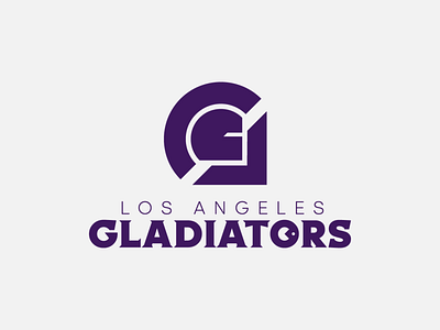 L.A Gladiators - vers.2 brand design branding esports logo geometric design gladiator icon logo logotype typography