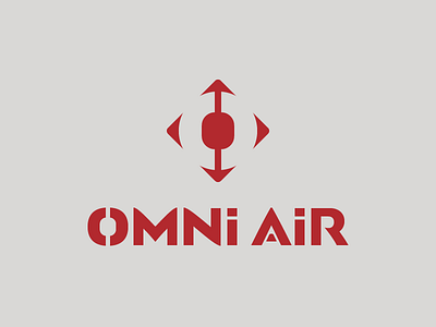 Omni Air airline brand design branding icon logo logotype negative space logo omni typography