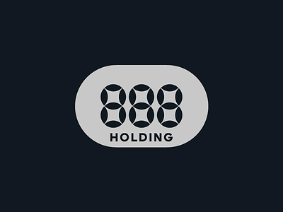 888 - Holding 888 brand design branding gambling holding icon logo online typography