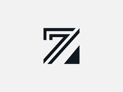 7z - monogram brand design branding icon logo monogram logo typography