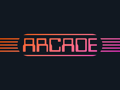 Arcade - logotype arcade arcade game arcade machine brand design branding game graphic design icon iconotype logo logotype typography
