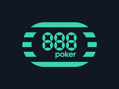 888poker 888 brand design branding graphic design icon logo logotype online game poker shapes typography