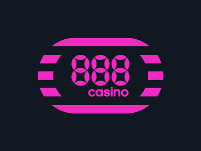 888casino brand design branding gambling graphic design icon logo logotype online casino shapes typography