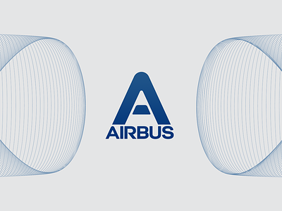 Airbus - logo redesign proposal aerospace airbus airplanes brand design branding helicopters icon logo logotype shapes typography vector