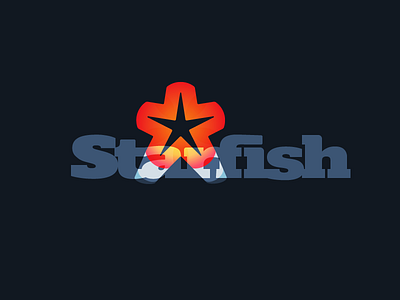 Starfish - mall brand design branding icon logo logotype shapes star logo starfish typography