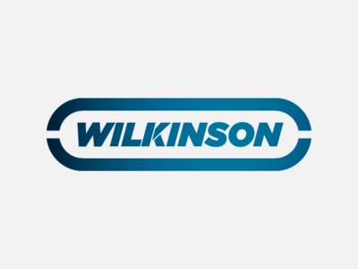 Wilkinson - Blue Steel shaving razor blade razor personal care shapes vector graphic design brand design logotype typography branding logo