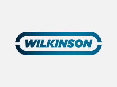 Wilkinson - Blue Steel brand design branding graphic design logo logotype personal care razor razor blade shapes shaving typography vector